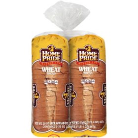 Home Pride Butter Top Wheat Bread 20 oz., 2 pk.