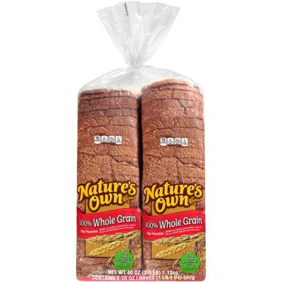 Nature's Own 100% Whole Grain (20oz / 2pk) - Sam's Club