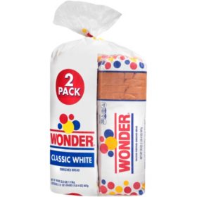 Wonder Classic White Bread 20 oz., 2 pk.