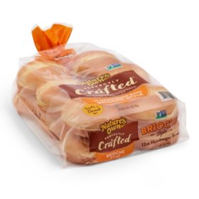 Nature's Own Perfectly Crafted Brioche Style Hamburger Buns (27 oz.)