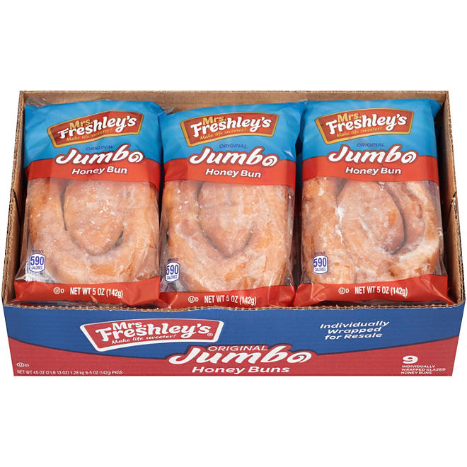 Mrs. Freshley's Jumbo Honey Buns (5 oz., 9 pk.)