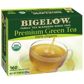 Bigelow Premium Organic Green Tea 160 ct.