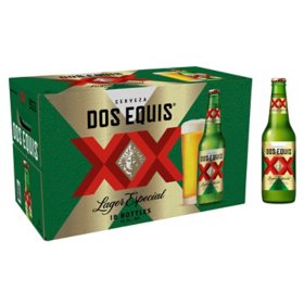 Dos Equis Mexican Lager Beer 12 fl. oz. bottle, 18 pk.