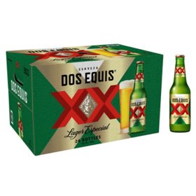 Dos Equis Mexican Lager Beer 12 fl. oz. bottle, 24 pk.