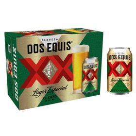 Dos Equis Mexican Lager Beer (12 fl. oz. can, 12 pk.)