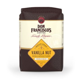 Don Francisco's Medium Roast Whole Bean Coffee, Vanilla Nut 32 oz.