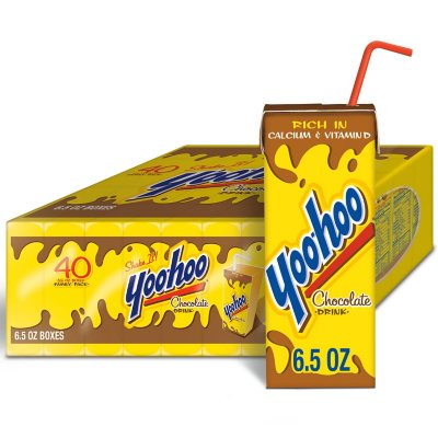 Yoo-hoo Chocolate Drink, 12 fl oz glass bottles, 4 pack 