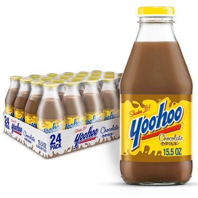 Yoo-hoo Chocolate Drink, 12 fl oz glass bottles, 4 pack 