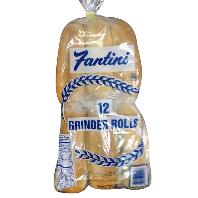Fantini Bakery Grinder Split Top Rolls (12 pk.)