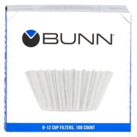 BUNN 8-12 Cup Home Coffee Filters (100 ct./pk., 12 pk.)