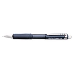 Pentel - Twist-Erase III Mechanical Pencil, 0.7 mm - Black Barrel