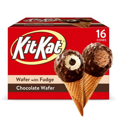 Kit Kat Drumstick Ice Cream Cones Variety Pack, Frozen (16 ct.) - Sam's Club