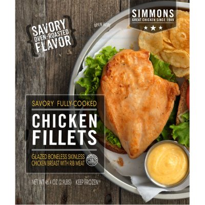 Simmons Savory Chicken Fillets - 2.9 lbs. - Sam's Club