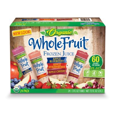 Whole Fruit 4 oz. Frozen Mixed Berry & Lemon Swirl Cup - 96/Case