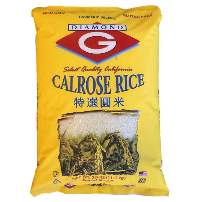 Diamond G Calrose Rice (25 lbs.)