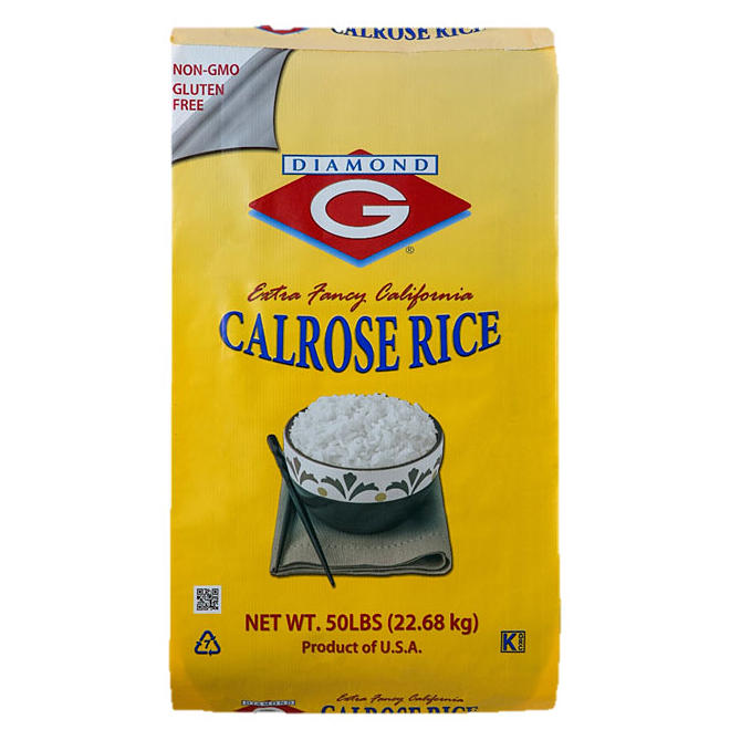 Diamond G Calrose Rice 50 lbs.