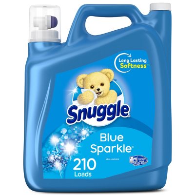 Snuggle Liquid Fabric Softener, Blue Sparkle (168 fl. oz., 210 loads) - Sam's Club