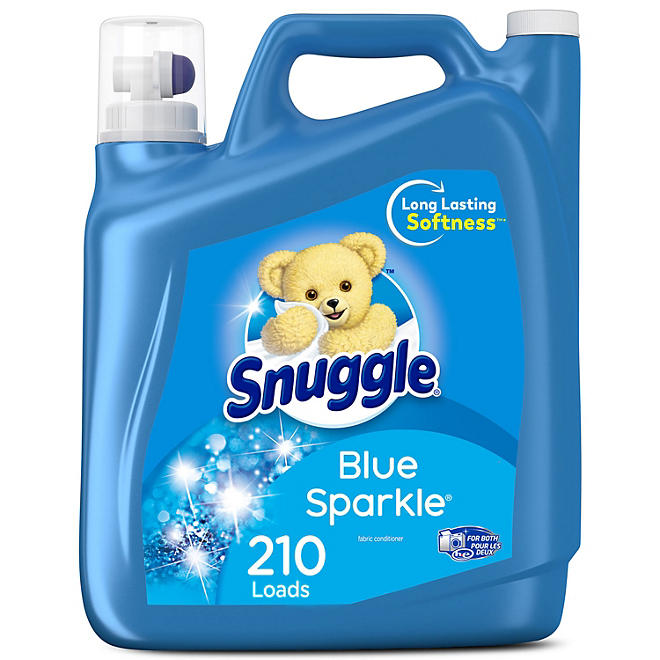 Snuggle Liquid Fabric Softener, Blue Sparkle (168 fl. oz., 210 loads)