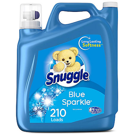 Snuggle Liquid Fabric Softener, Blue Sparkle (168 fl. oz., 210 loads)