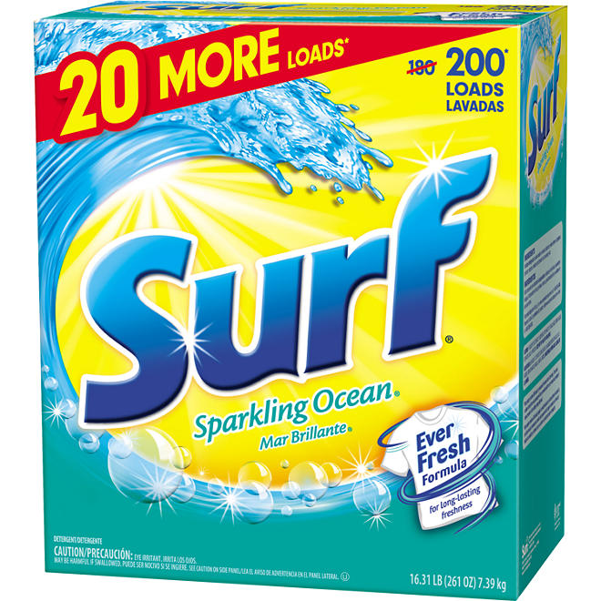 Surf Sparkling Ocean Laundry Detergent  200 loads - 261 oz. 