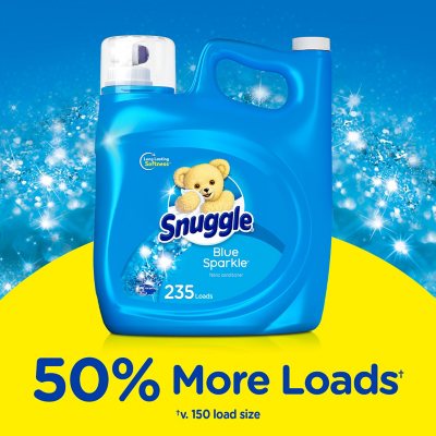 Snuggle Blue Sparkle Fabric Softener Dryer Sheets, 320 ct.