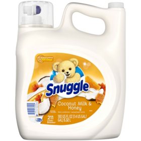 Snuggle Liquid Fabric Softener, Coconut Milk & Honey 180 fl. oz, 211 loads