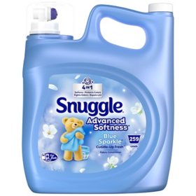 Snuggle Advanced Softness Liquid Fabric Softener, Blue Sparkle, 259 loads, 176 fl. oz.