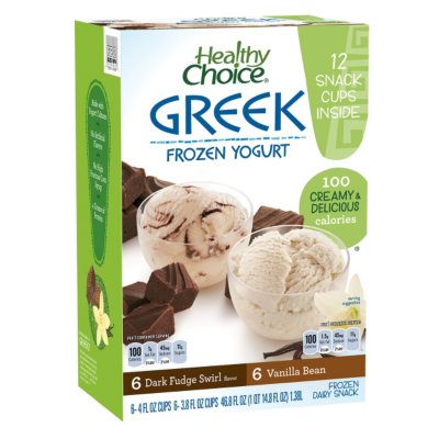 Healthy Choice Greek Frozen Yogurt (4 oz., 12 ct.) - Sam's Club