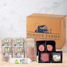 Perdue Farms Organic Chicken and Grass-Fed Beef Box 9.25 lbs.