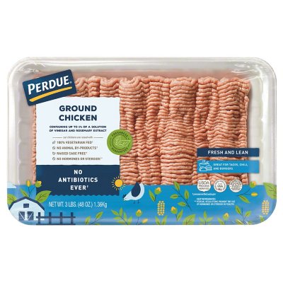 Perdue Fresh Dark Ground Chicken 3 lbs.