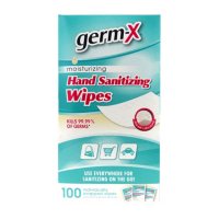 Germ-X Antibacterial Soft Wipes Singles-100 ct