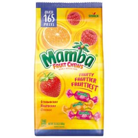 Mamba Fruit Chews Candy, Party Size, 165 pcs. 