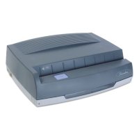 Swingline - 50-Sheet 350MD Electric Three Hole Punch, 1/4" Holes -  Gray