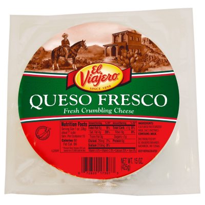 El Viajero Queso Fresco Cheese (15 oz.) Sam's Club