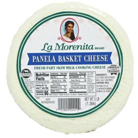 La Morenita Panela Basket Cheese 3 lbs.