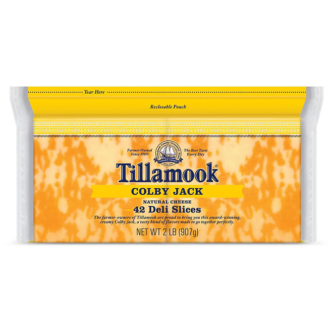 Tillamook Sliced Colby Jack Cheese Slices (32 oz.) 