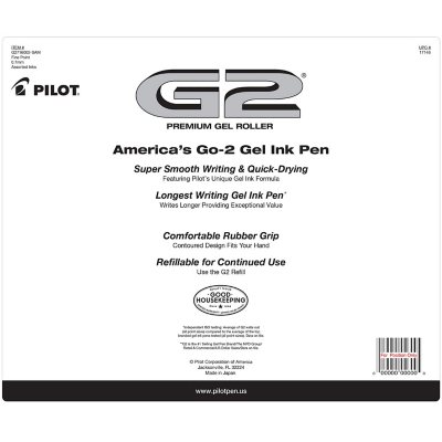  PILOT Pen G2 Assorted Premium Gel Ink Pens, Retractable And  Refillable, Fine Point, 0.7mm, 20 Count Pens : Office Products