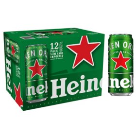 Heineken Original Lager Beer (12 fl. oz. can, 12 pk.)