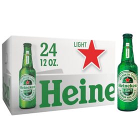 Heineken Light Lager Beer, 12 fl. oz. bottle, 24 pk.