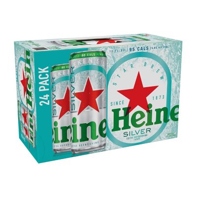 Heineken Silver 12 fl. oz. can, 24 pk. - Sam's Club