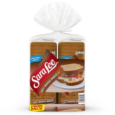 Sara Lee 100% Whole Wheat Bread (20oz / 2pk) - Sam's Club