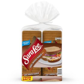 Sara Lee 100% Whole Wheat Bread (20oz / 2pk)