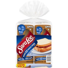 Sara Lee Soft & Smooth Whole Grain White Bread  (20 oz., 2 pk.)
