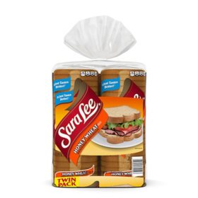 Sara Lee Honey Wheat Bread 20 oz., 2 pk.