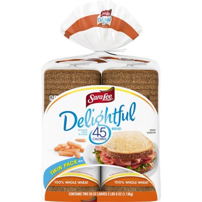 Sara Lee Delightful 100% Whole Wheat with Honey Bread - 20oz