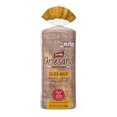 Sara Lee Artesano Golden Wheat Bread (20 oz.) - Sam's Club