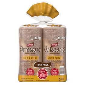 Sara Lee Artesano Golden Wheat Bakery Bread 20 oz., 2 pk.