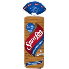 Sara Lee White Bread Made with Whole Grain 20 oz, 2 pk.