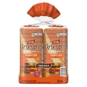 Sara Lee Artesano Hawaiian Bread, 20 oz., 2 pk.
