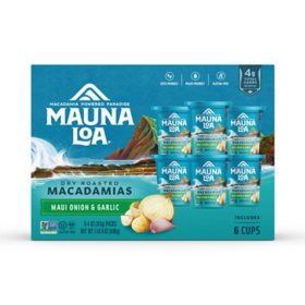 Mauna Loa Maui Onion & Garlic Macadamias 6 ct., 4 oz.